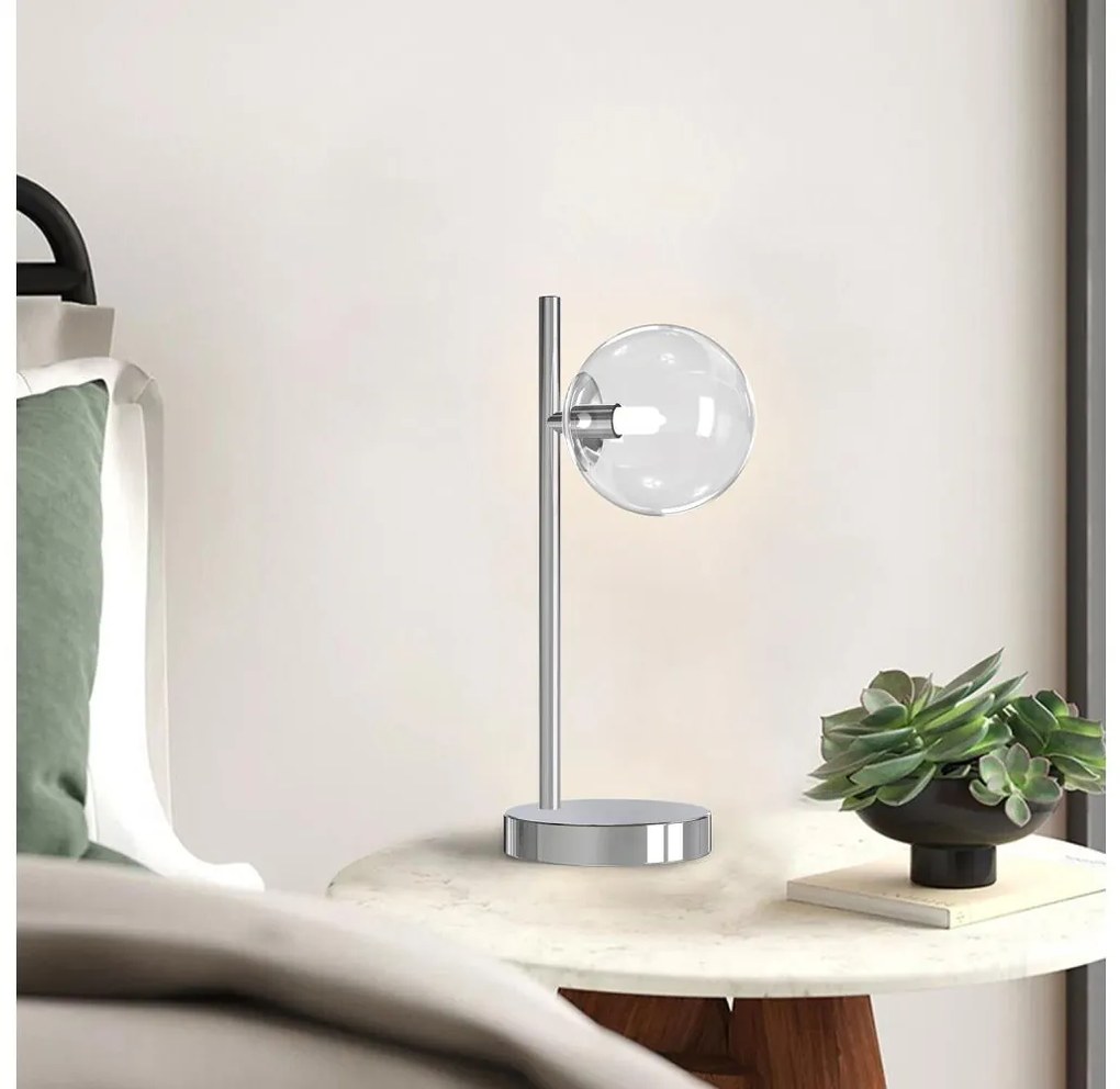 ONLI - KIMBERLY asztali lámpa 1xG9/6W/230V, 35 cm, fényes króm