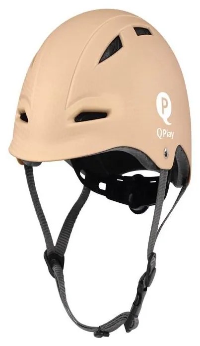 QPlay - MANBO gyerek sisak, S méret, bézs