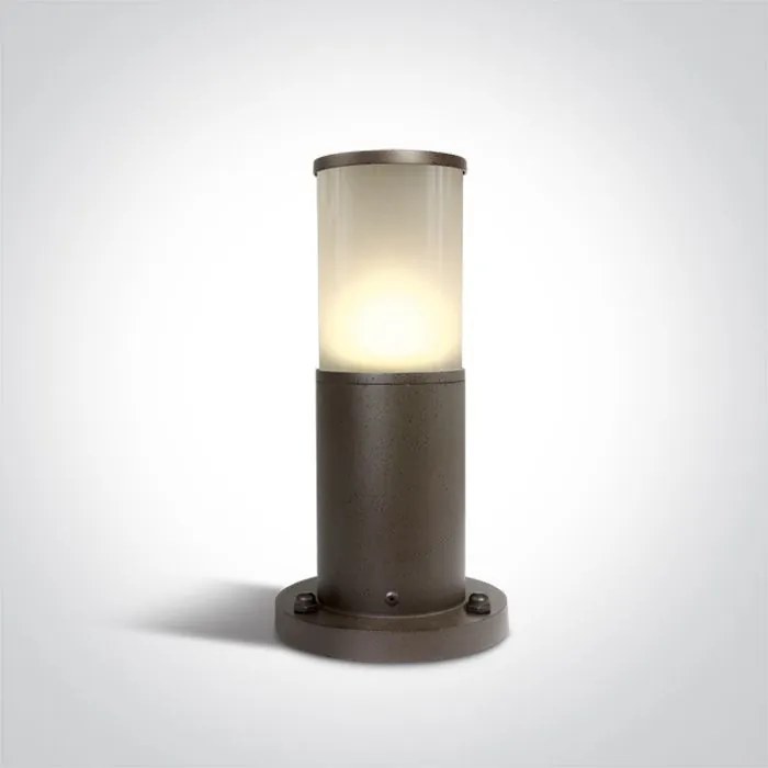 ONE LIGHT 67100-BR TUBE LIGHTS Modern Kültéri Állólámpa Barna, Rozsdás E27 IP44