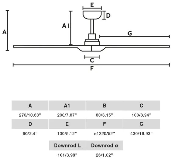 FARO 33810-1TW - LED Dimmelhető ventilátor  HEYWOOD LED/10W/230V 2700/4000/6000K + távirányító