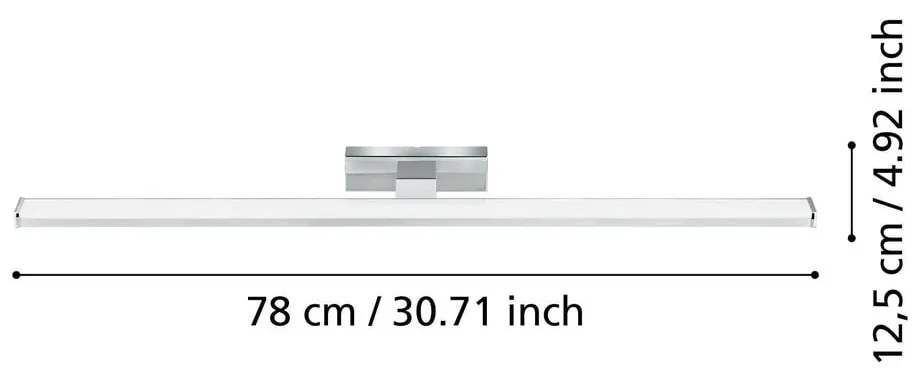 Ezüstszínű LED fali lámpa PANDELLA 1 – EGLO