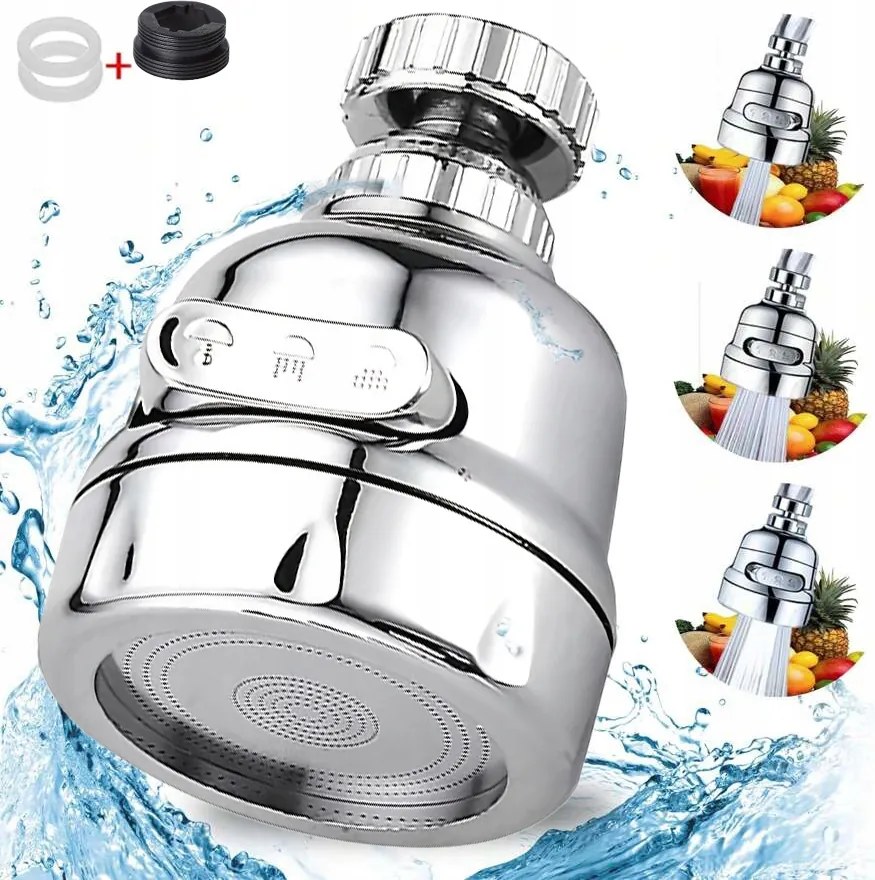 Perlátor Konyhai Csaptelep Hosszabbító Max króm