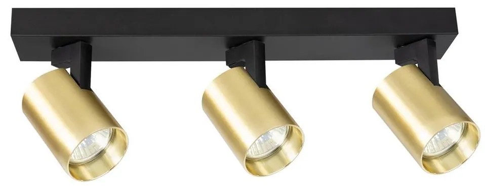 Spotlámpa VOLF 3xGU10/10W/230V arany/fekete
