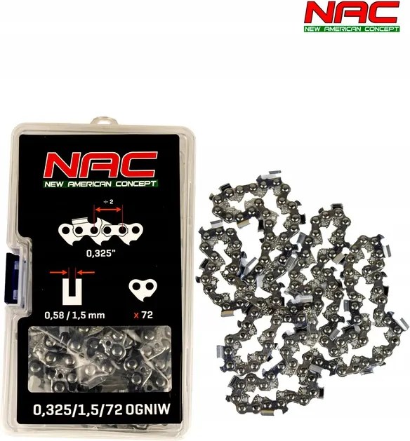 Lánc 18" Nac 72 Og 0,325 X 1,5 TT-CS5200