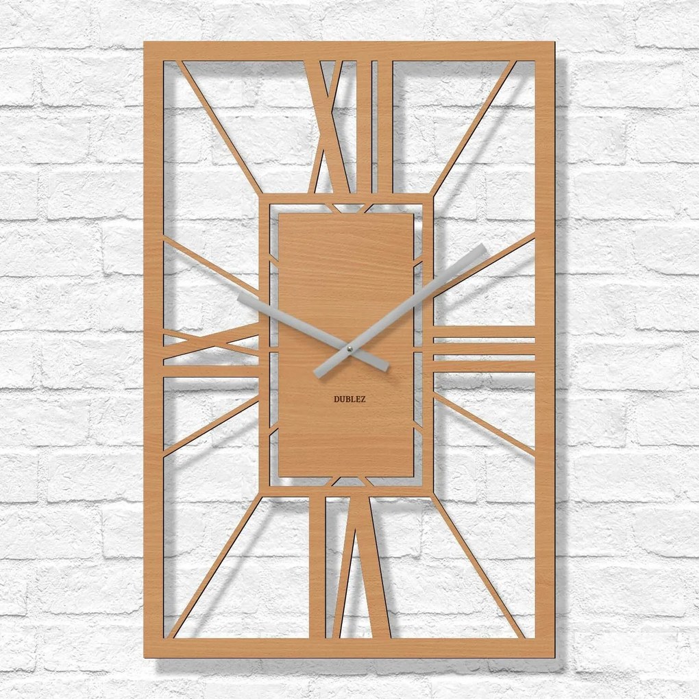 DUBLEZ | Római számokkal ellátott óra - Arch Deco
