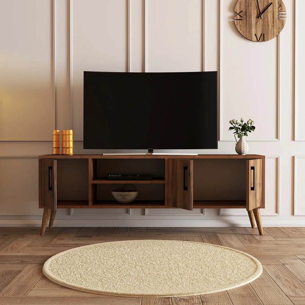 TV asztal Exxen diófa