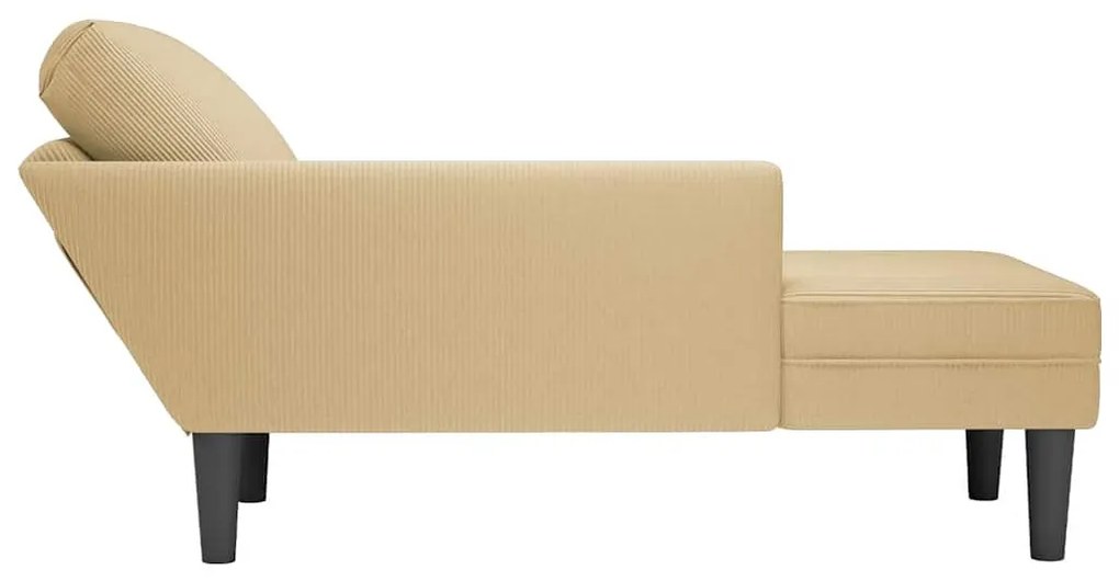 Fotel társalgó párnával szürke-zöld kordbársony szövet