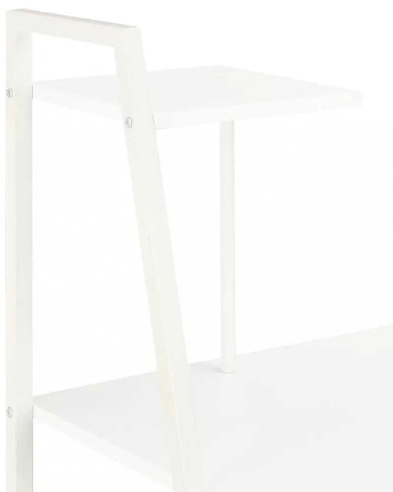 fehér íróasztal polcrendszerrel 102 x 50 x 117 cm