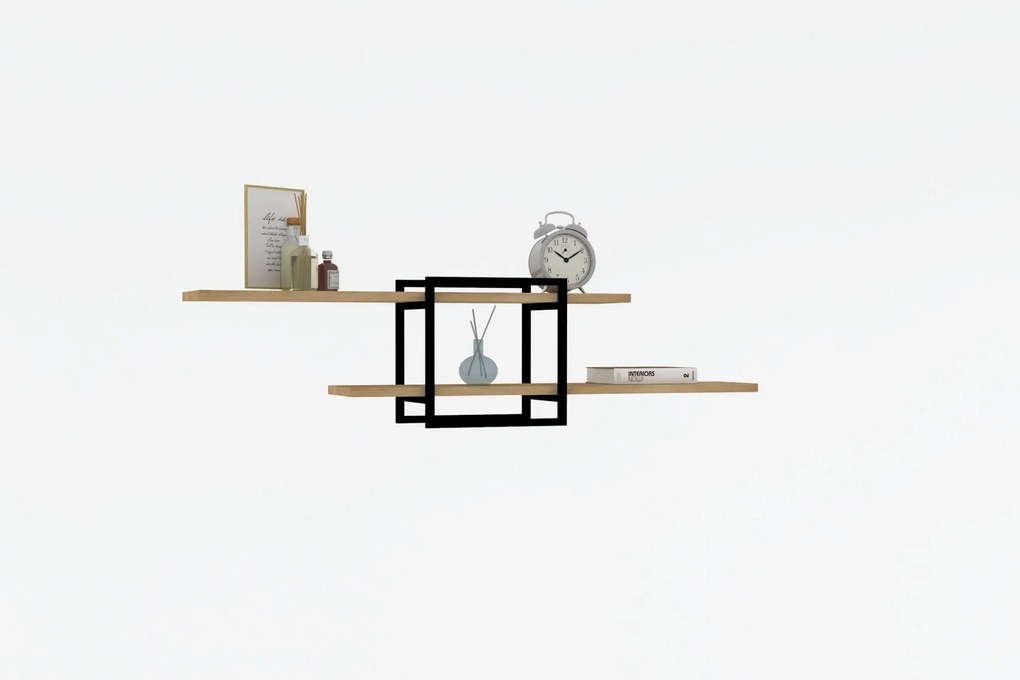 Fali polc Mone - Sapphire Oak