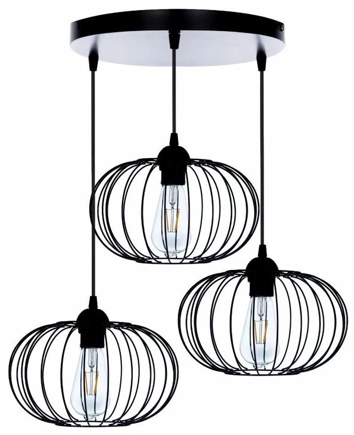 Csillár BOCCA 3xE27/60W/230V