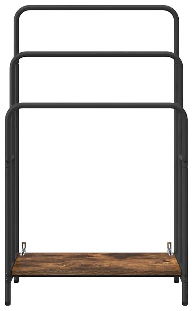 Ruhaszárító polcokkal Füstölt tölgy 60 x 30 x 100.5 cm Faanyag