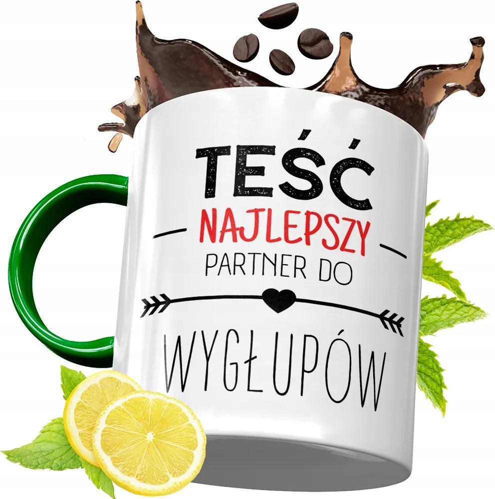 Zöld Bögre Apósnak Születésnapi Ajándéknak, fényképes nyomattal