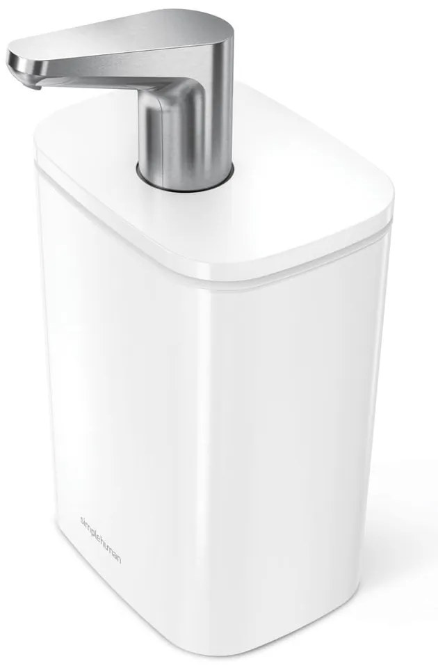 Fehér acél szappanadagoló 473 ml Pulse – simplehuman