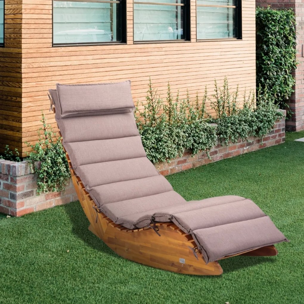 BALI függő nyugágy, 155x60x93cm, természetes barna Casaria