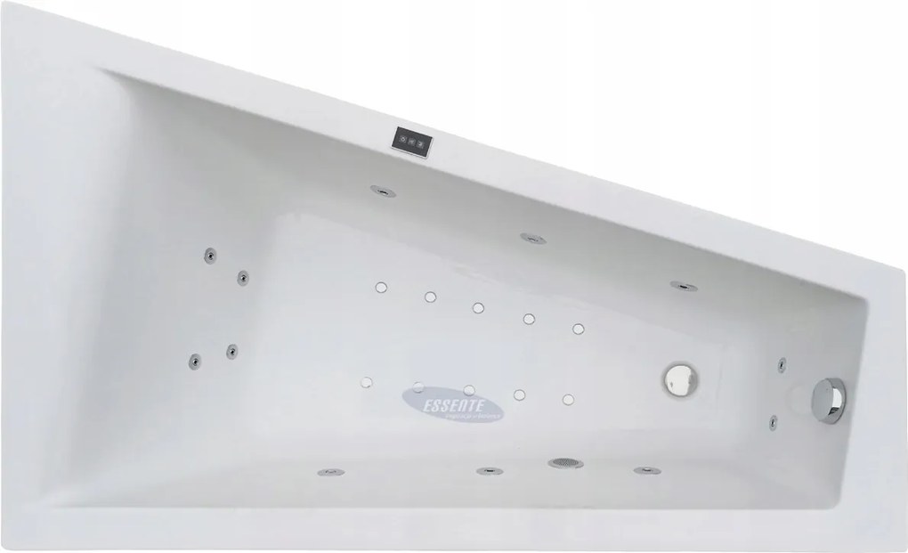 Hidromasszázs Kád 100x160 Trapéz Alakú L/p