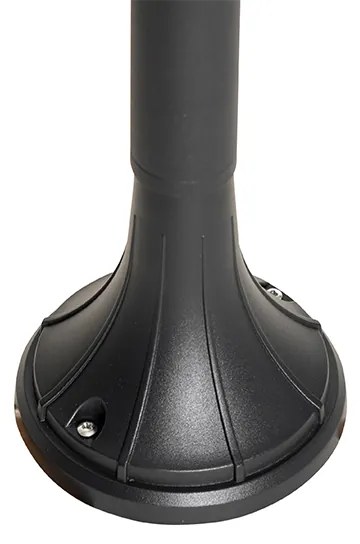 Klasszikus kültéri lámpa fekete 125 cm IP44 - Daphne