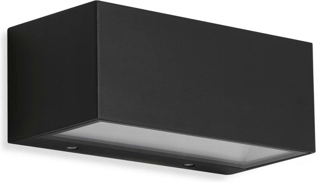 Briloner Telefunken Led kültéri fali lámpa 6W, 600lm, fekete, 18,5cm