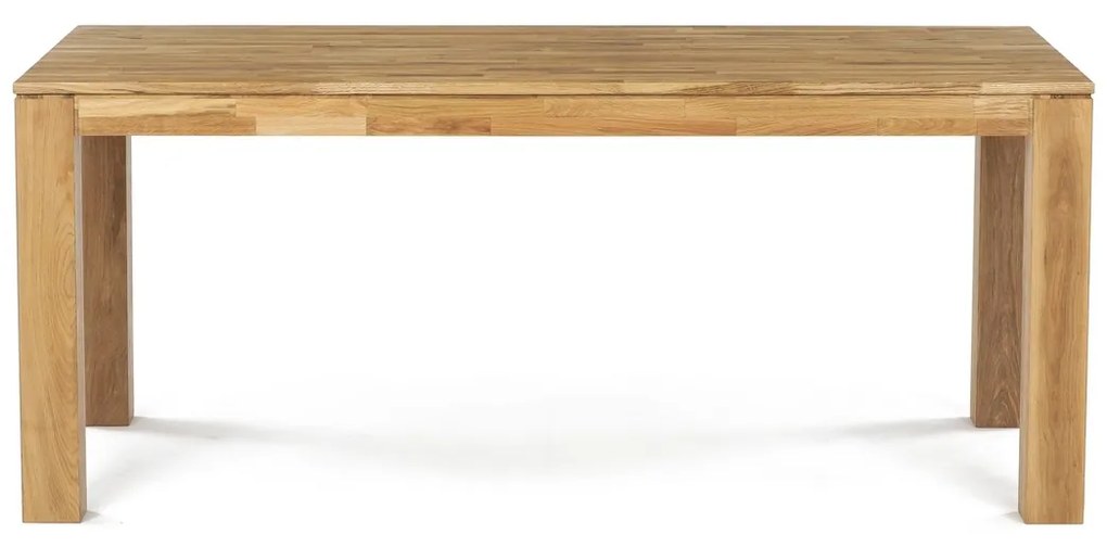 Étkezőasztal 180 x 90 cm, tölgyfa, XXL