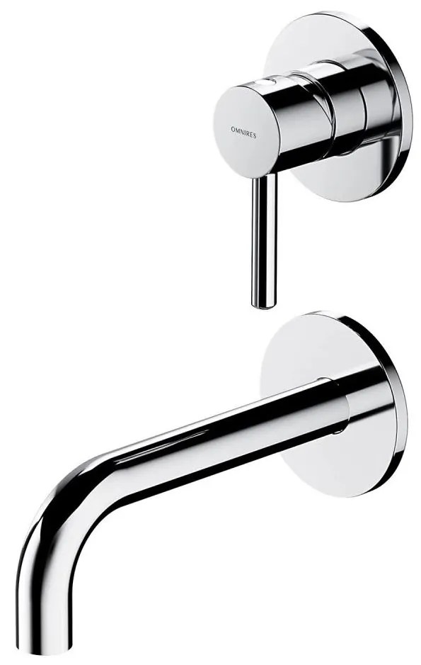 OMNIRES Y1215NCR - Beépíthető mosdócsaptelep, fényes króm, Y sorozat