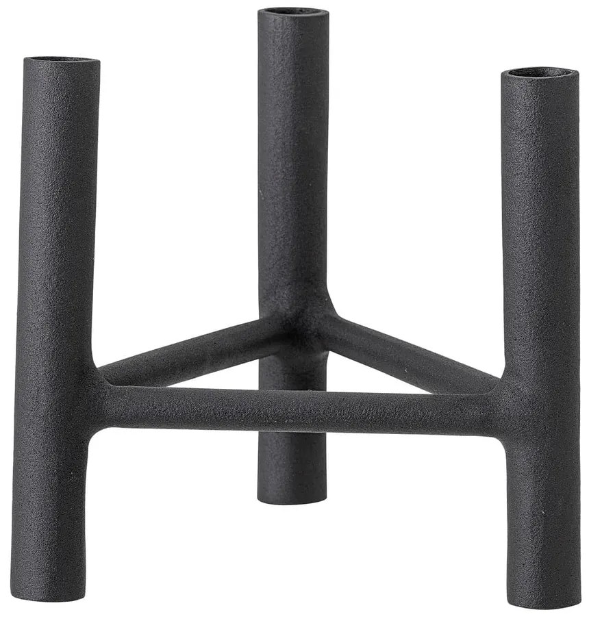 Deeb fekete alumínium gyertyatartó, magasság 20 cm - Bloomingville