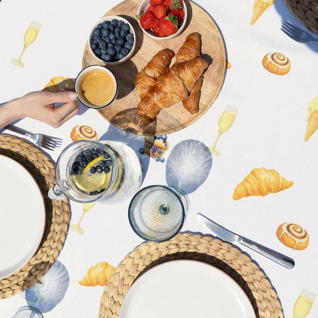 Goldea teflonos asztalterítő - párizs ízvilága 120 x 120 cm