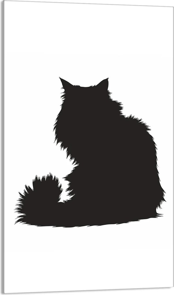 Üveg Vágódeszka 30x52 Macska a Konyhában