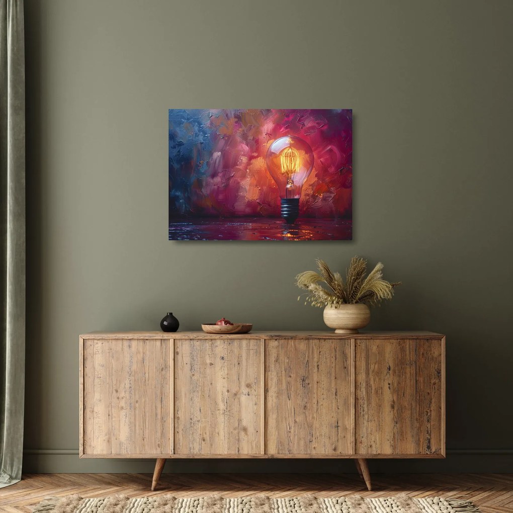 Üveg kép - Ötlet (70x50 cm)