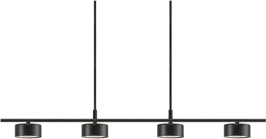NORDLUX 2010813003 CLYDE Modern Led Függesztett Lámpa Fekete LED IP20