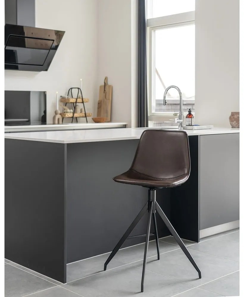 Sötétbarna bárszék szett 2 db-os 84 cm Monaco – House Nordic