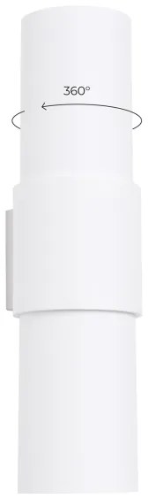 Sollux SL.1674 - Fali lámpa FLASH 2xE27/15W/230V fehér