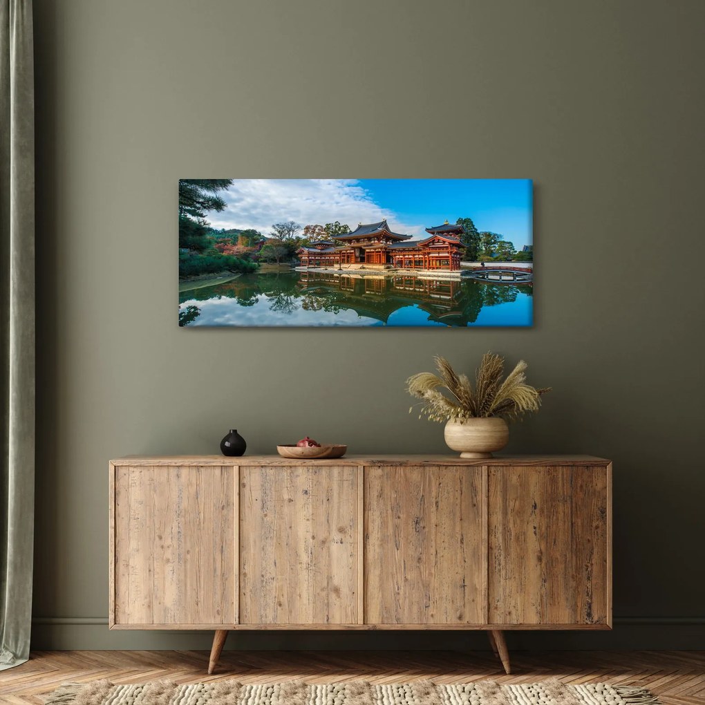 Kép - Byodo-in templom, Japán (120x50 cm)
