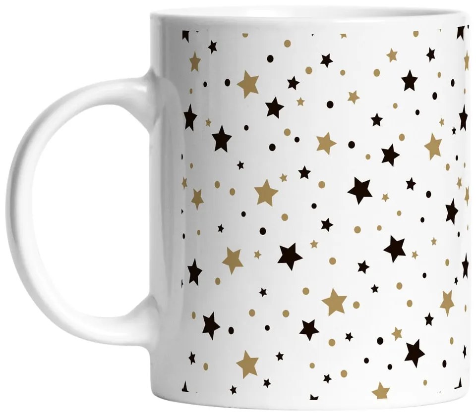 Fehér kerámia bögre karácsonyi mintával 330 ml – Butter Kings