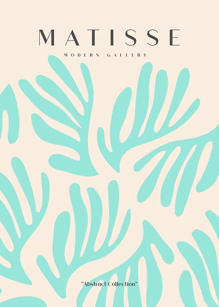 Matisse Absztrakt Kék Poszter 50x70cm #606