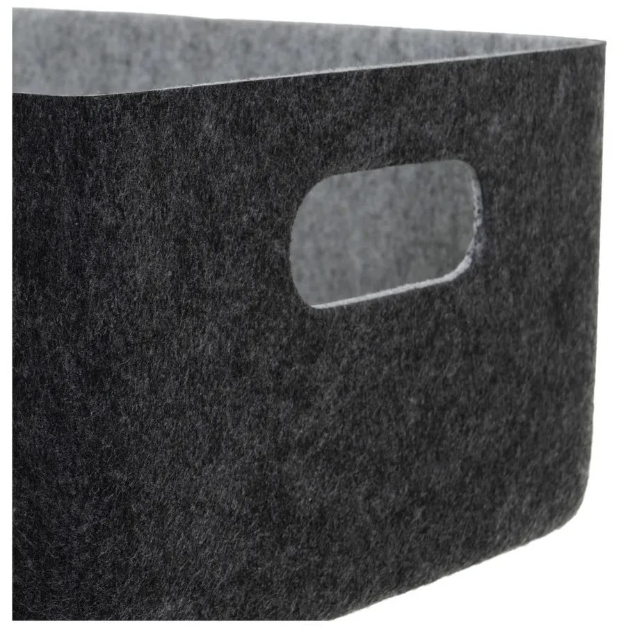 Textil tárolókosár szett 4 db-os 36x27x16 cm – Casa Selección