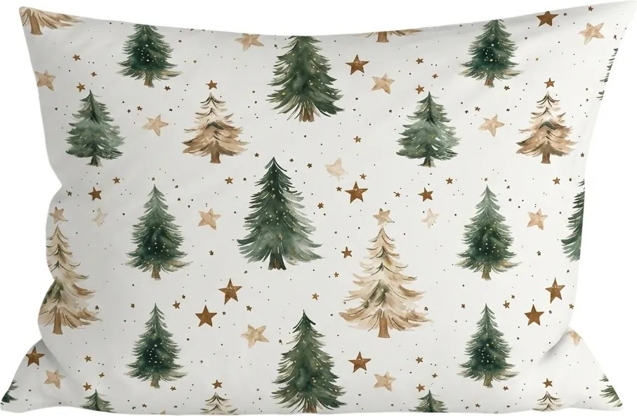 Pamut párnahuzat CHRISTMAS FOREST 50x70 cm, színes