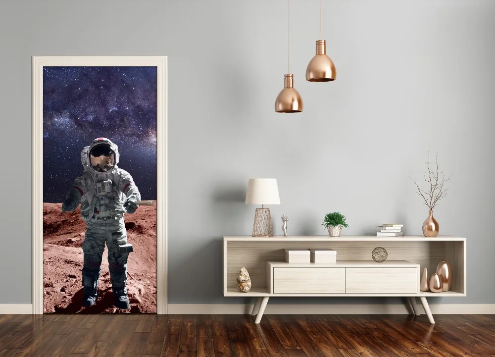 Poszter tapéta ajtóra Űrhajós 85x205 cm