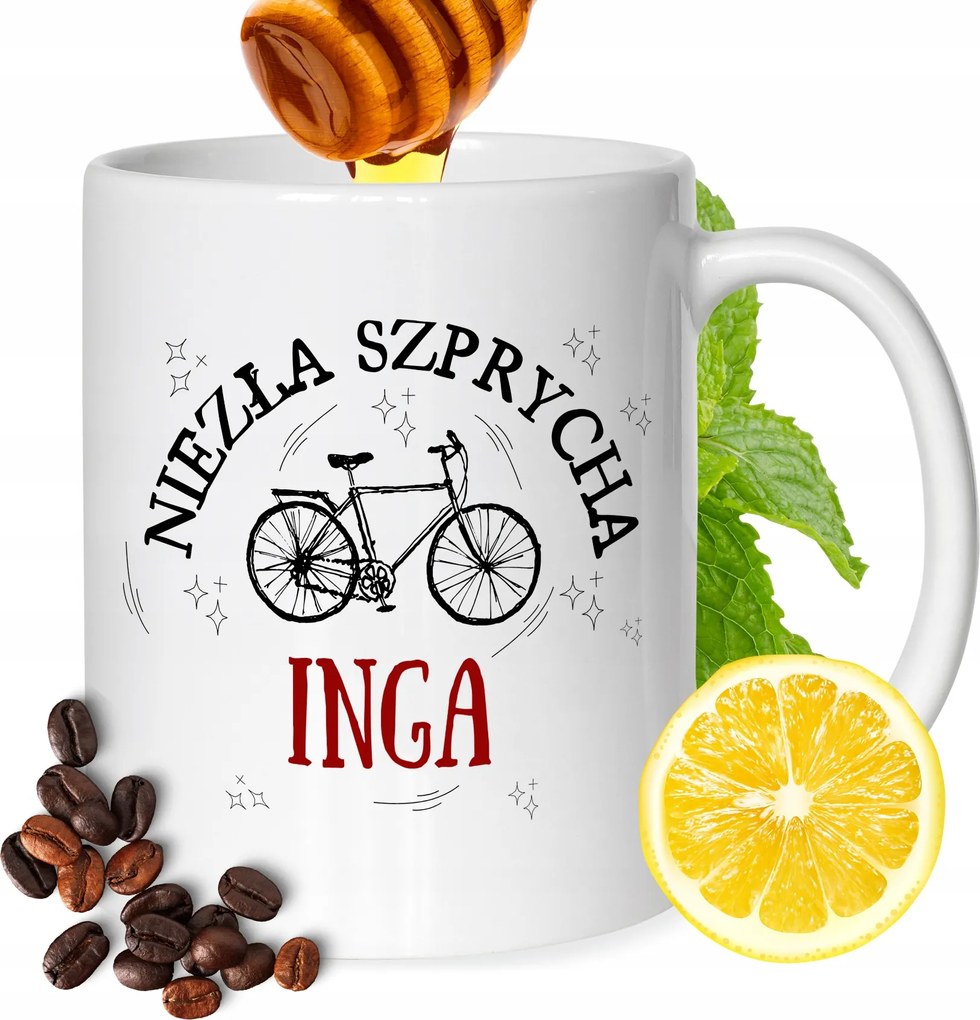 Bögre Inga Barátnő Feleség Ajándék Nyomtatott Fehér 330ml