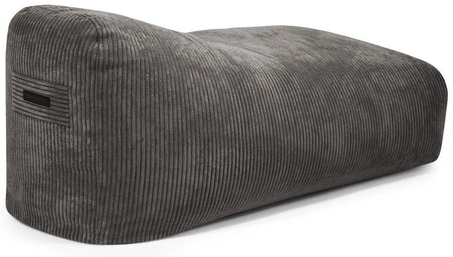 Kék kordbársony babzsákfotel Snug 130 – SLOWDOWN