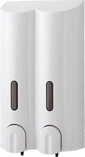 Modern fürdőszobai adagoló dupla rekesz stílusos design Fehér