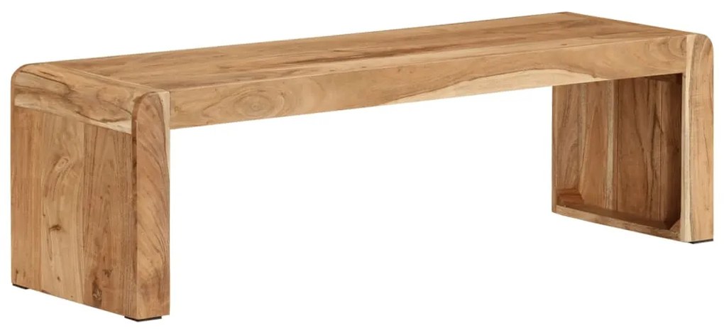 tömör akácfa TV-szekrény 110 x 33 x 33 cm