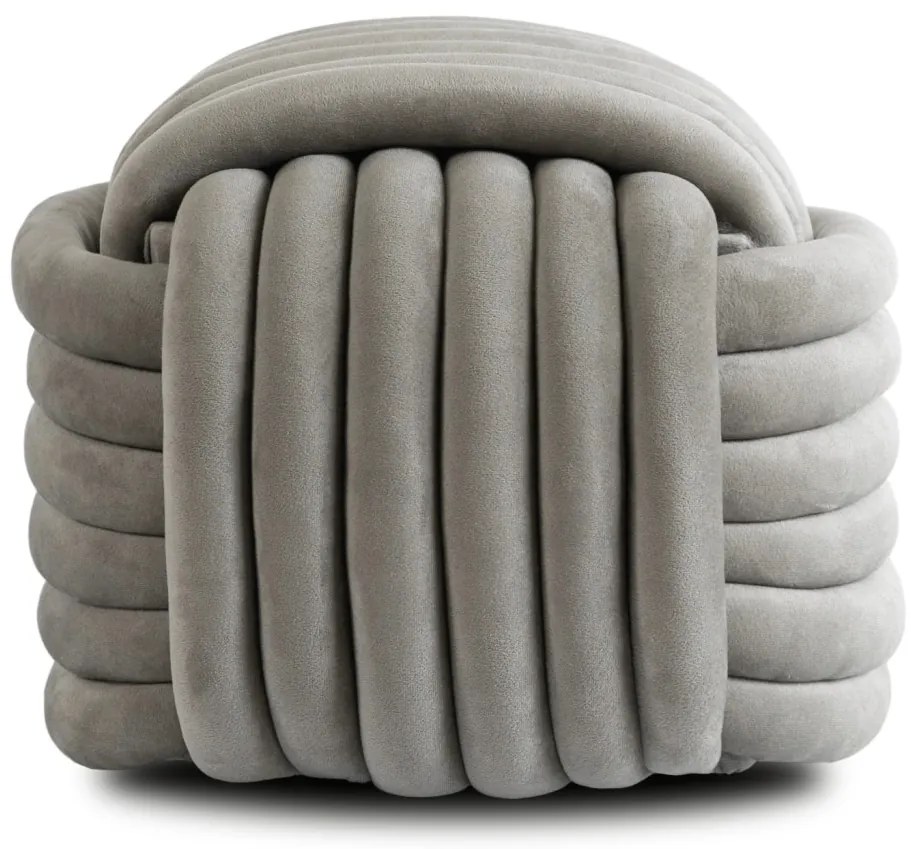 MAGMA szürke fonott puff