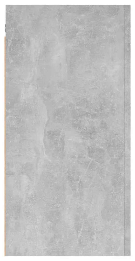 2 db betonszürke szerelt fa TV-szekrény 30,5 x 30 x 60 cm