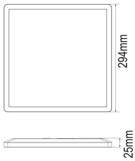 Globo 41563-18W - LED Fürdőszobai mennyezeti lámpa SAPANA LED/18W/230V IP44