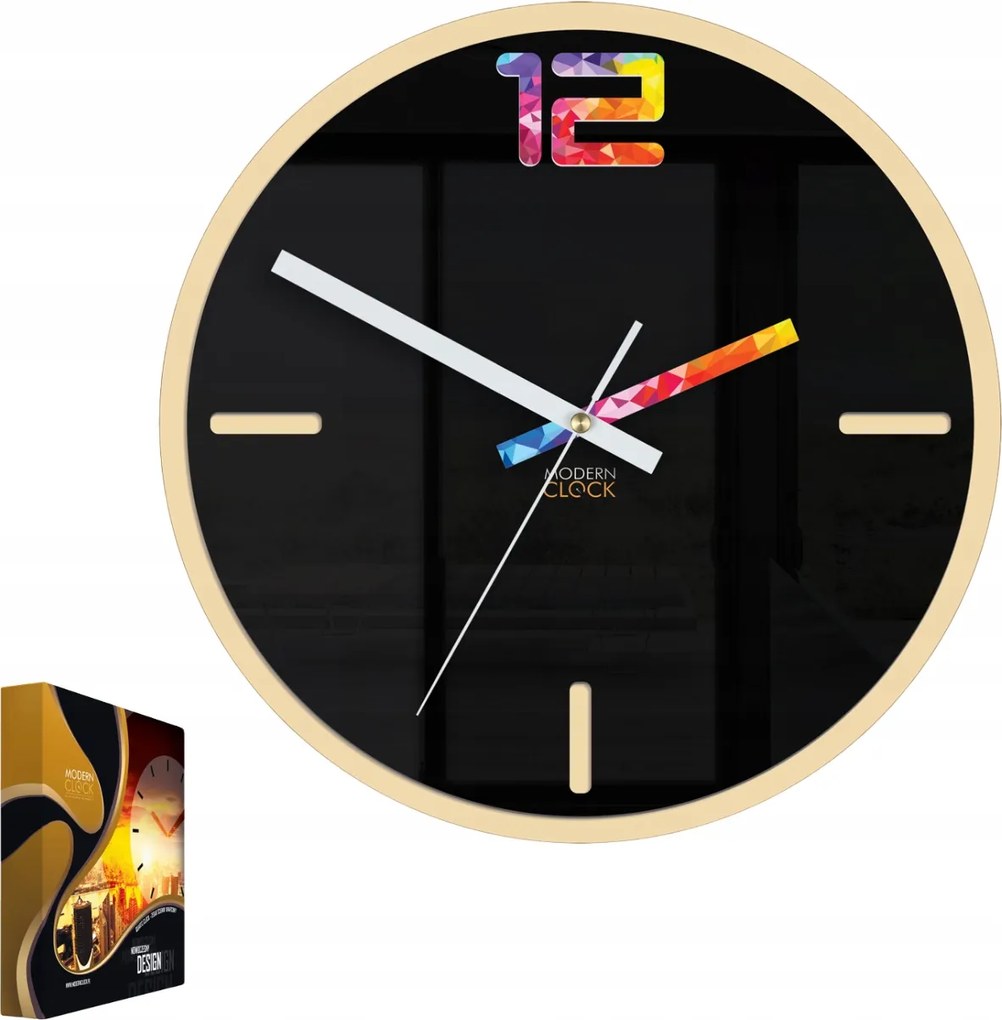 Modern stílusú falióra Akril Etno Kerek Kvarc