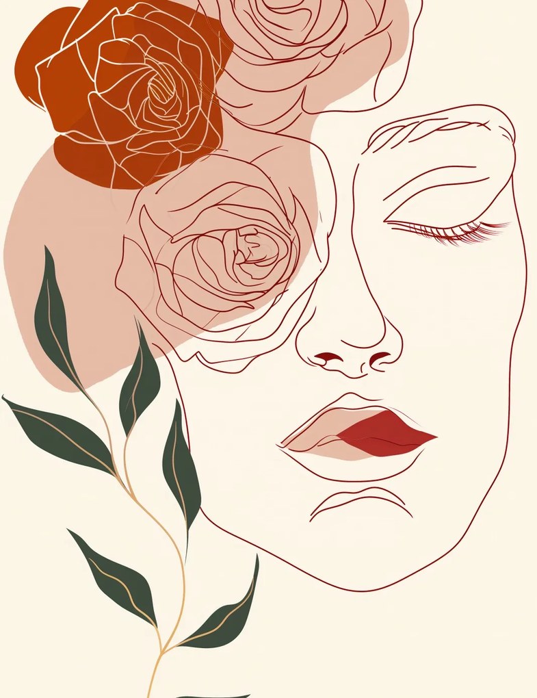 Poszter 50x65cm Bézs és Arc