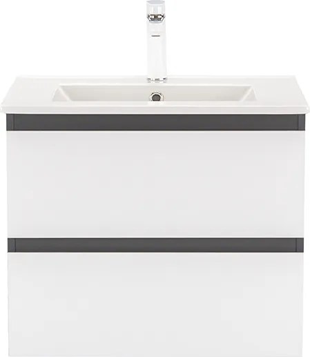 Vario Forte 60 alsó szekrény mosdóval antracit-fehér