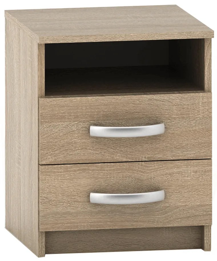 BETTY éjjeliszekrény két fiókkal, sonoma tölgy