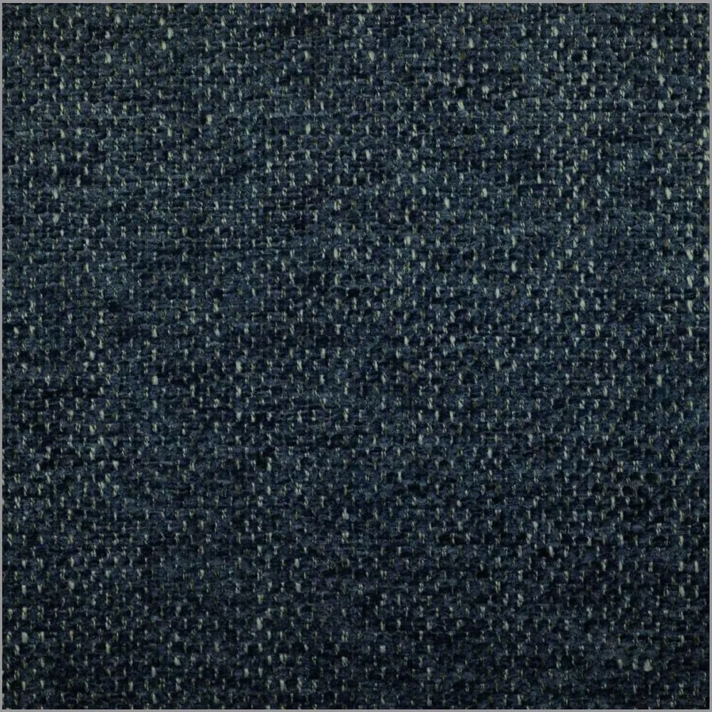 Sötétkék kárpitozott ágyneműtartós franciaágy 180x200 cm Tate – Maison de Rêve