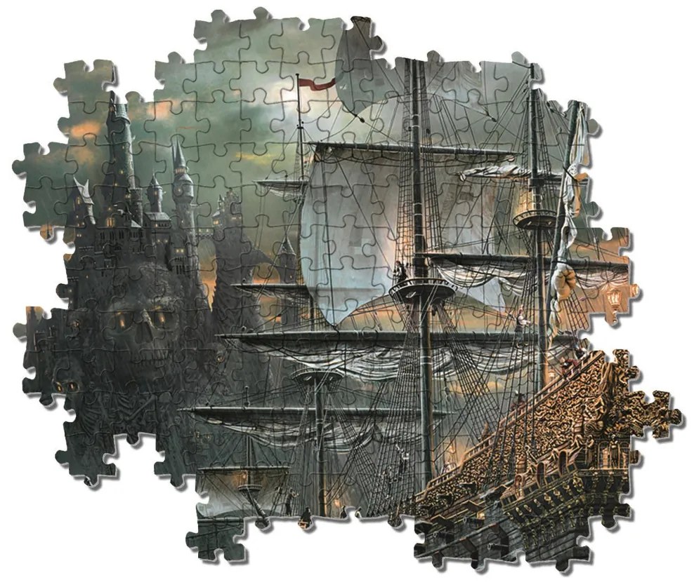 Kalózhajó Haunted Seas 1500 db-os puzzle Clementoni