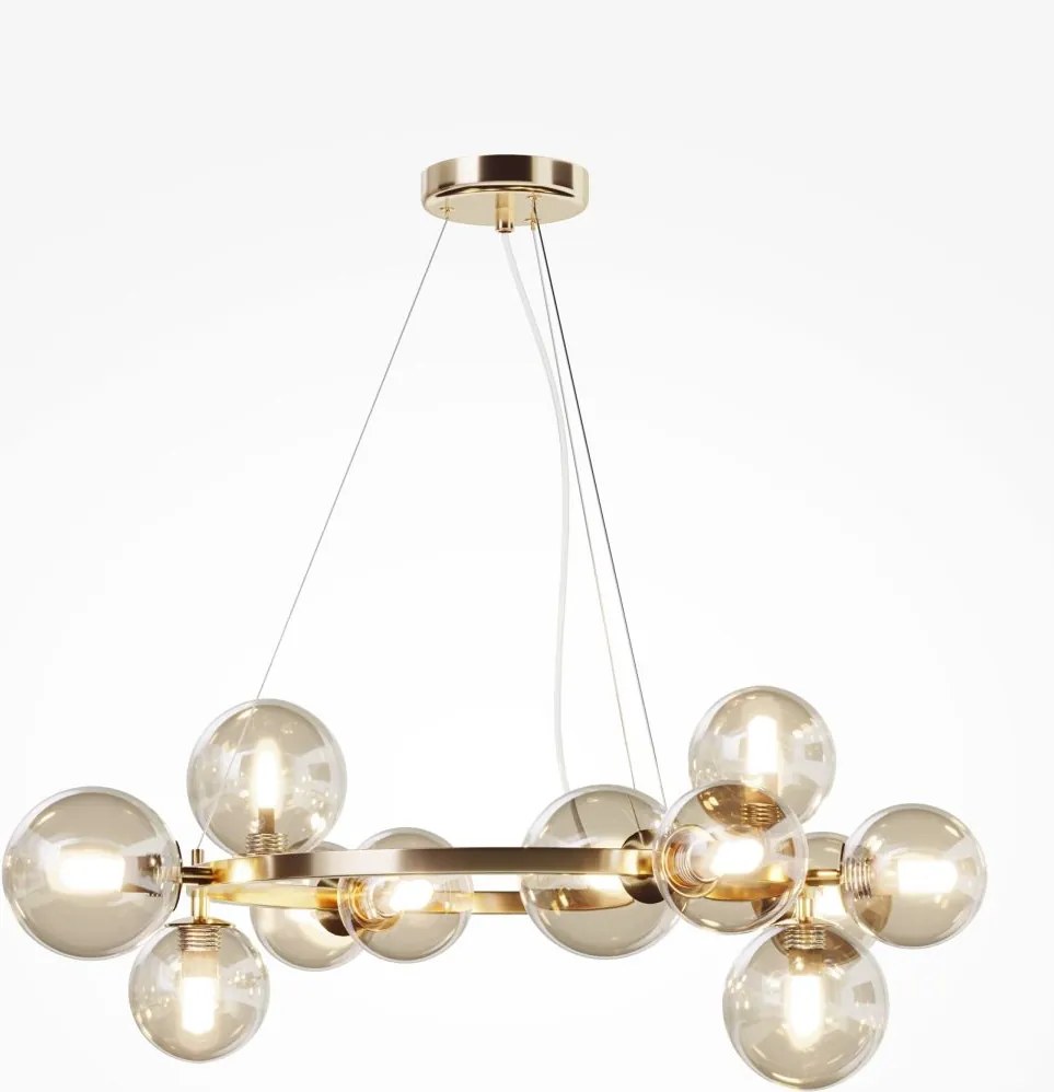 Maytoni modern függeszték dallas borostyán arany mymod545pl-11g